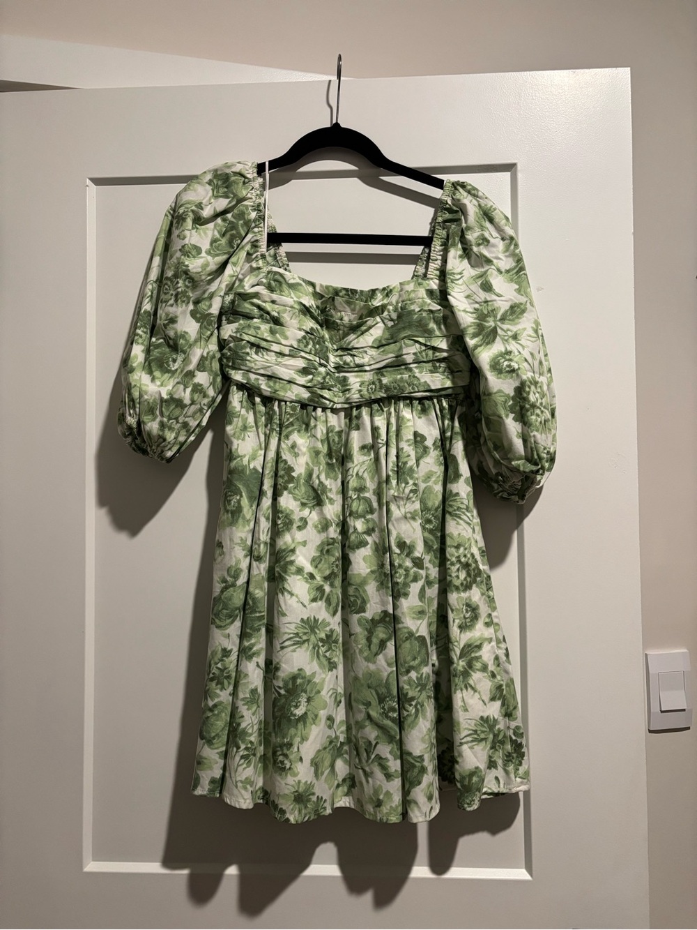 Abercrombie & Fitch Emerson Puff Sleeve Mini Dress